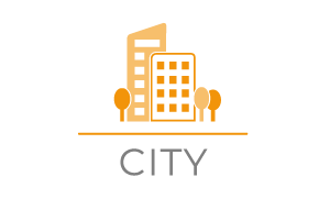 Logo della famiglia di soluzioni City di MCA Concept