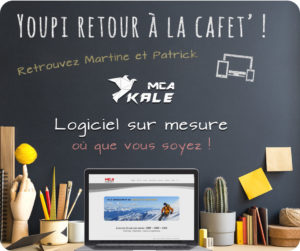 Illustration Actualités Télétravail | MCA Concept Illustration de l'actualité "fin des restrictions au télétravail" MCA Concept