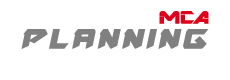 Logo du module Planning (gestion du temps) des logiciels MCA Concept