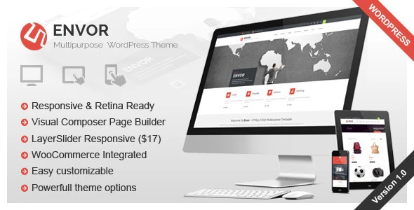 Envor – Fully Multipurpose WordPress Theme