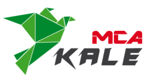 MCA Kale management software logo showing an origami bird